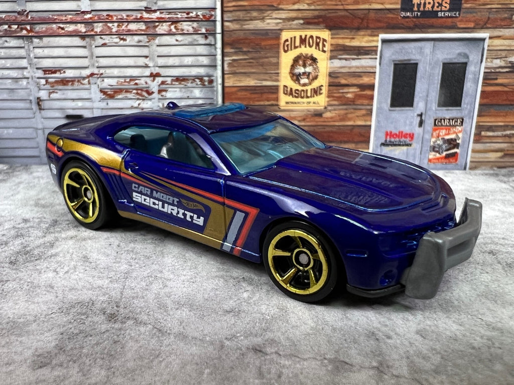 🇺🇸🇺🇸Hot Wheels Car Meet Security '10 Camaro SS Dark Blue Die Cast🇺🇸🇺🇸