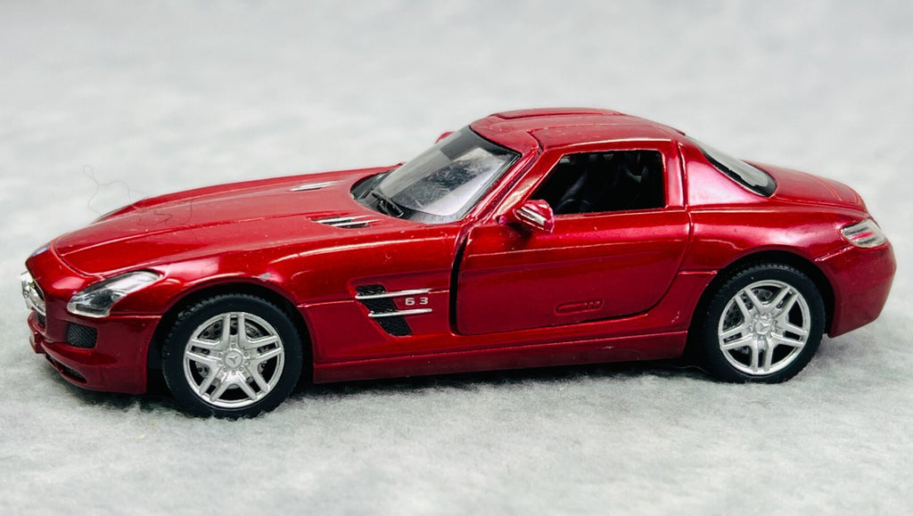 🇩🇪🇩🇪Kinsmart Mercedes Benz SLS AMG Diecast Model Toy Car 1:36 Red🇩🇪🇩🇪
