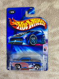 🇺🇸🇺🇸Hot Wheels Chevy 1957 #3 Star Spangled 2 Red White & Blue HW18🇺🇸🇺🇸