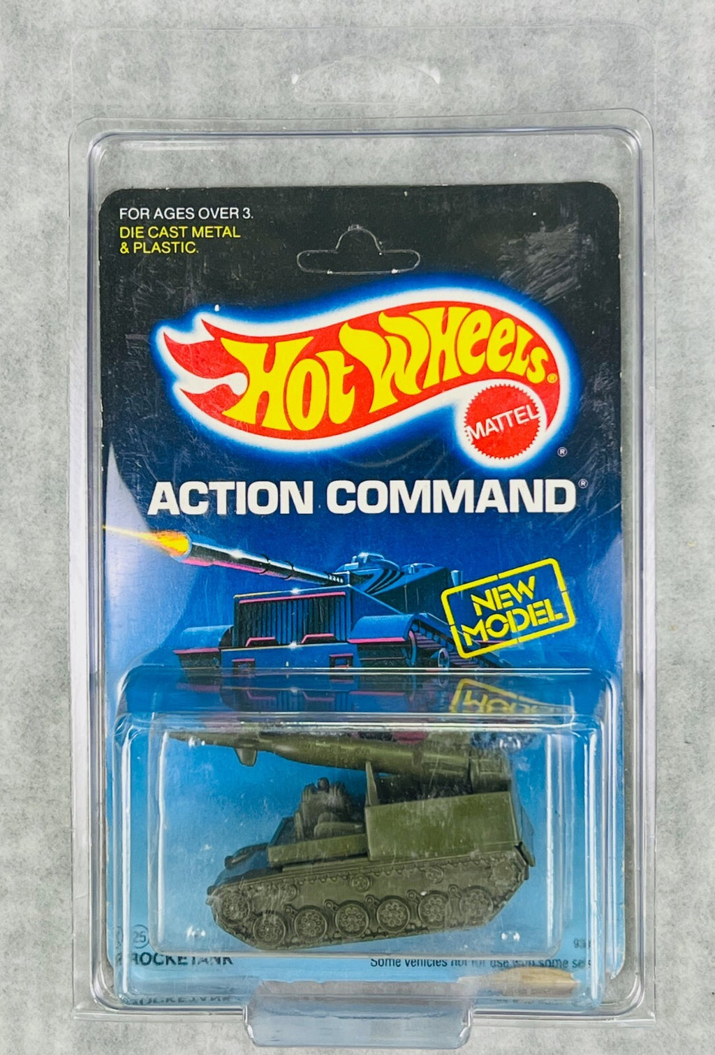🔥🔥🔥Hot Wheels Action Command Rocket Tank Green H11🔥🔥🔥