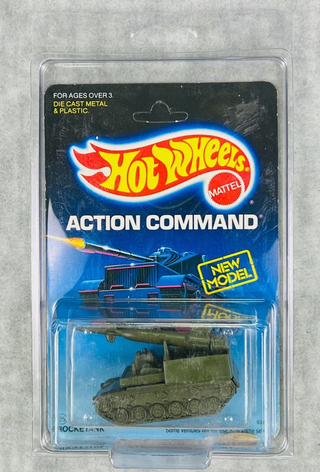 🔥🔥🔥Hot Wheels Action Command Rocket Tank Green H11🔥🔥🔥