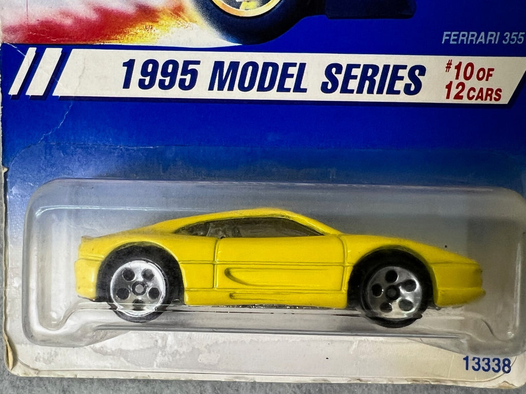 🇮🇹🇮🇹🇮🇹Hot Wheels Yellow Ferrari 355 1995 Model Series HW21🇮🇹🇮🇹🇮🇹