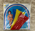 Vintage INTEX The Wet Set Inflatable Pool Air Mat Float 72” x 27" 1999 Blue NOS