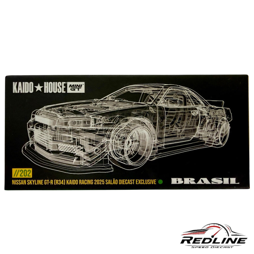 🇧🇷Kaido House Nissan Skyline GT-R R34 Salão Exclusive Brazil 2025 H36🇧🇷