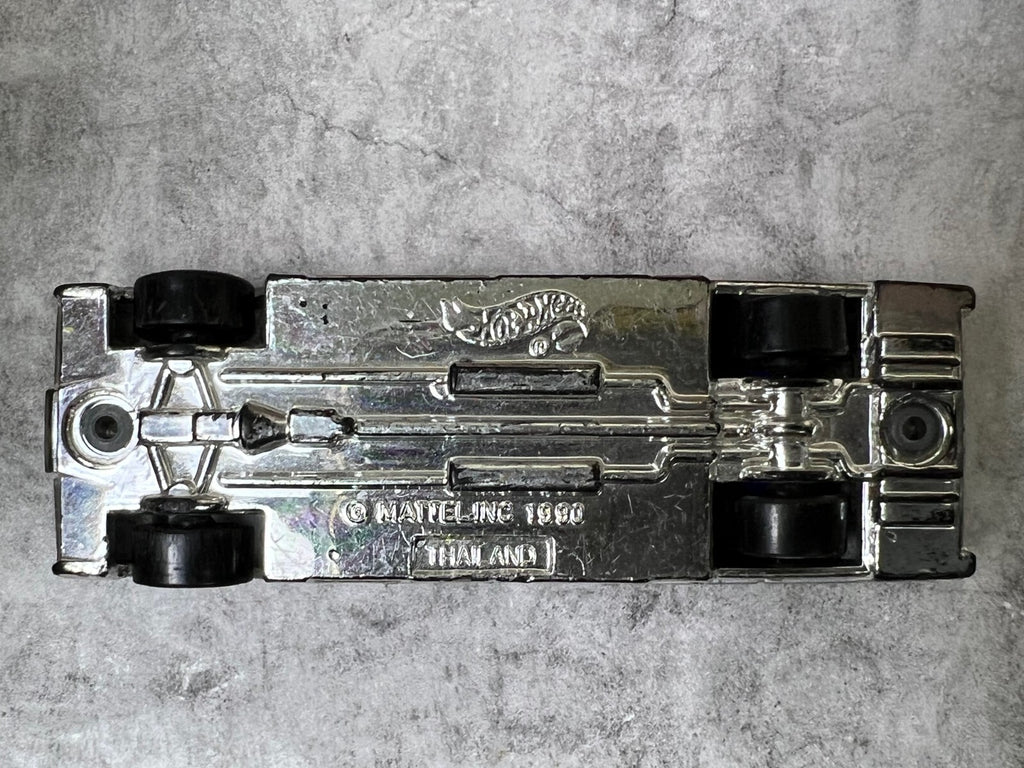🔥🔥🔥Hot Wheels 1990 Hollywierd Limousine Silver C14🔥🔥🔥