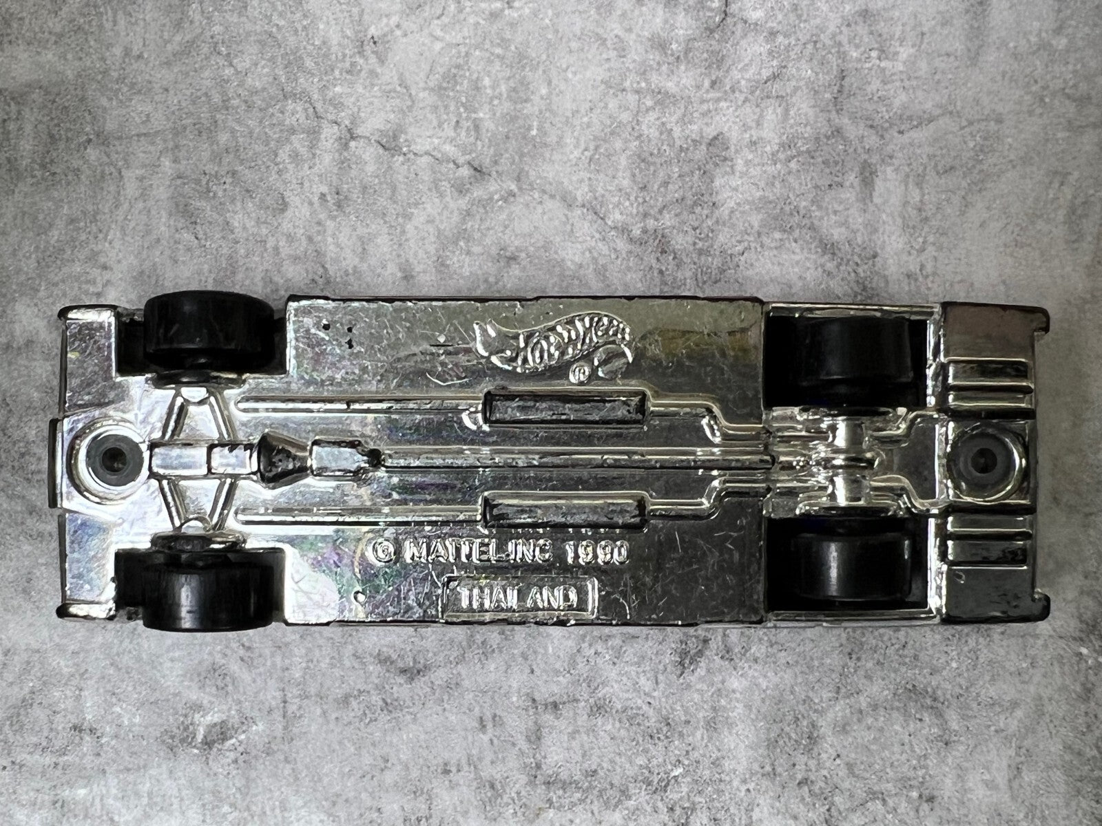 🔥🔥🔥Hot Wheels 1990 Hollywierd Limousine Silver C14🔥🔥🔥