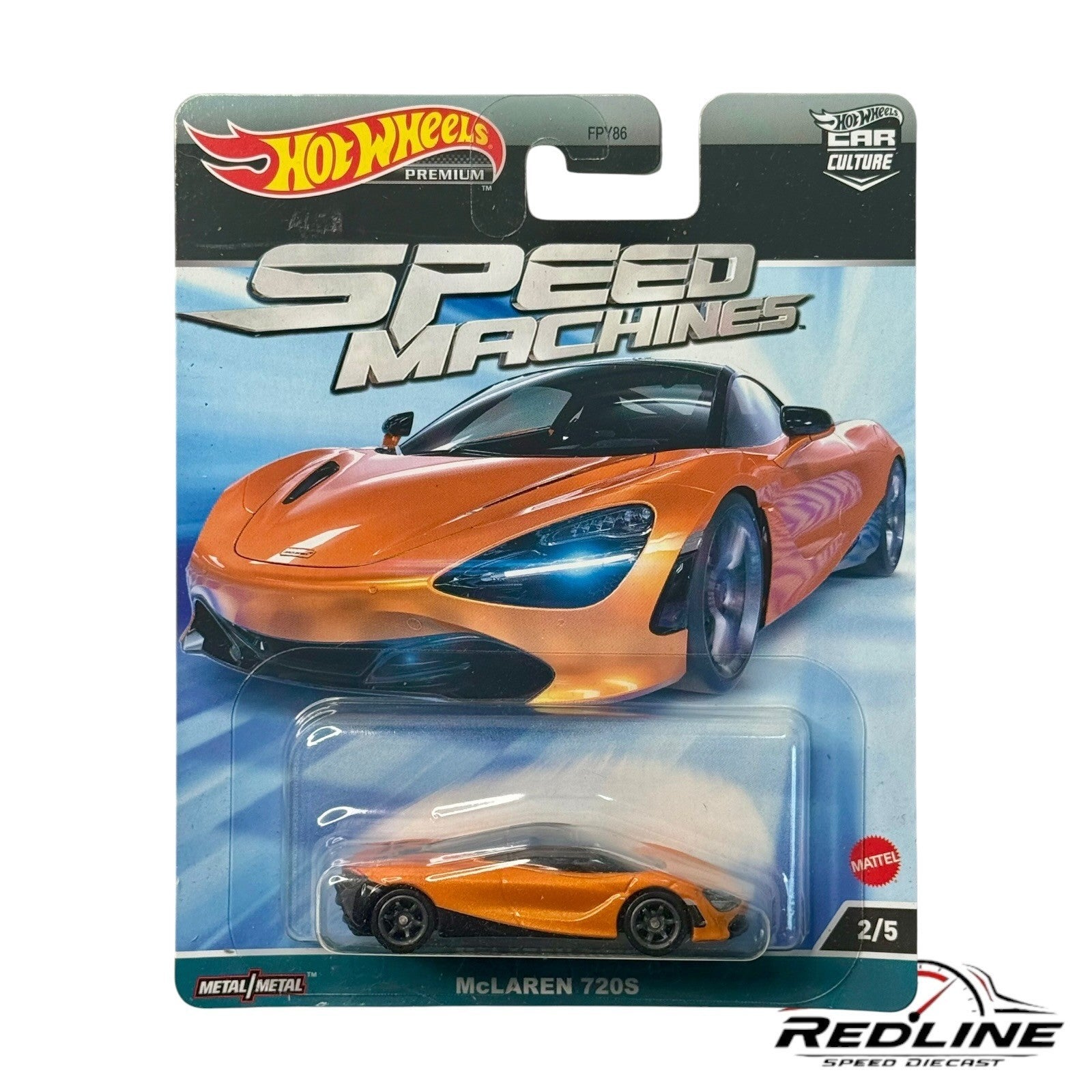 🇬🇧Hot Wheels Premium Speed Machines McLaren 720S Orange H17🇬🇧