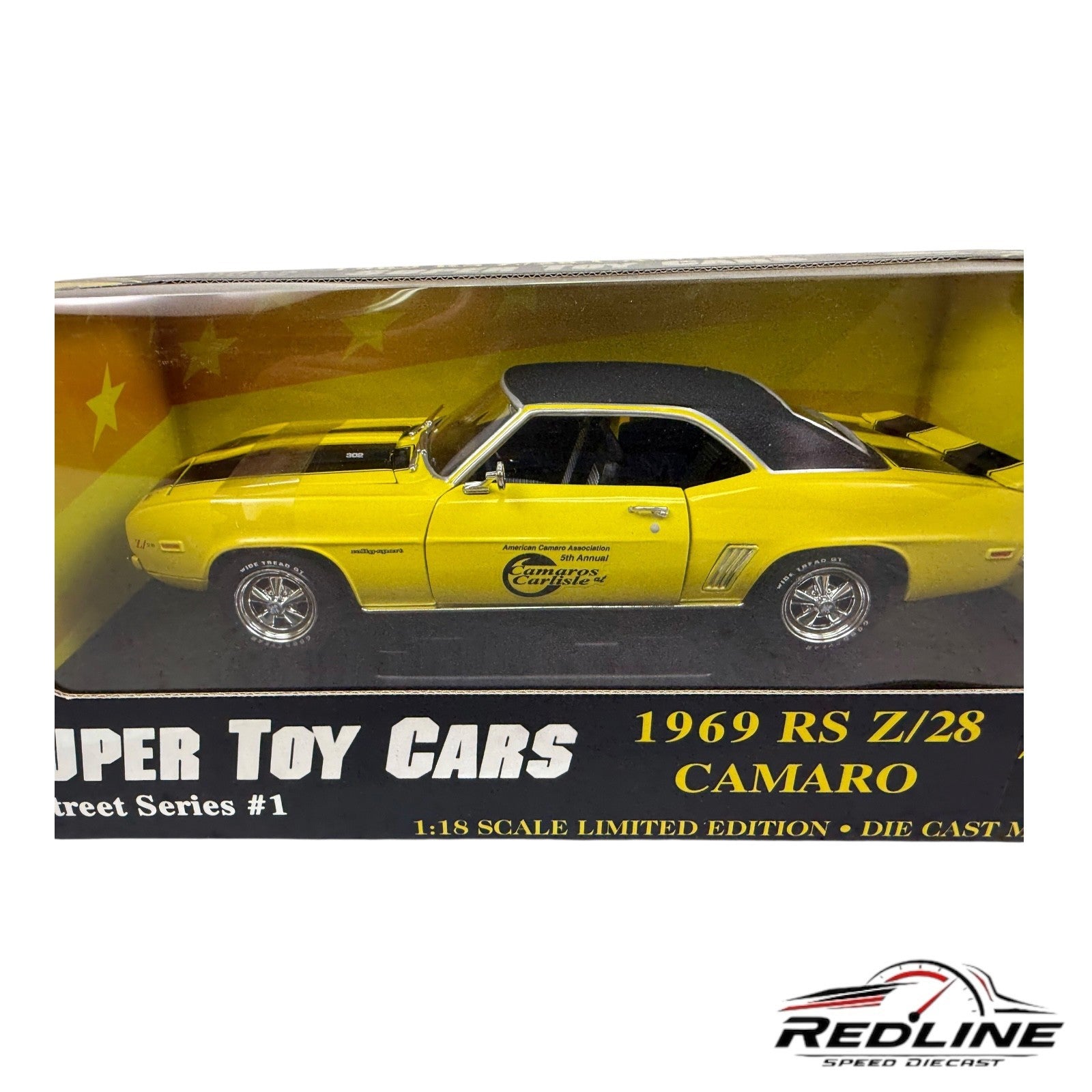 🇺🇸Ertl Super Toy Cars 1969 Camaro RS Z28 CAMAROS AT CARLISLE 1:18 GS🇺🇸