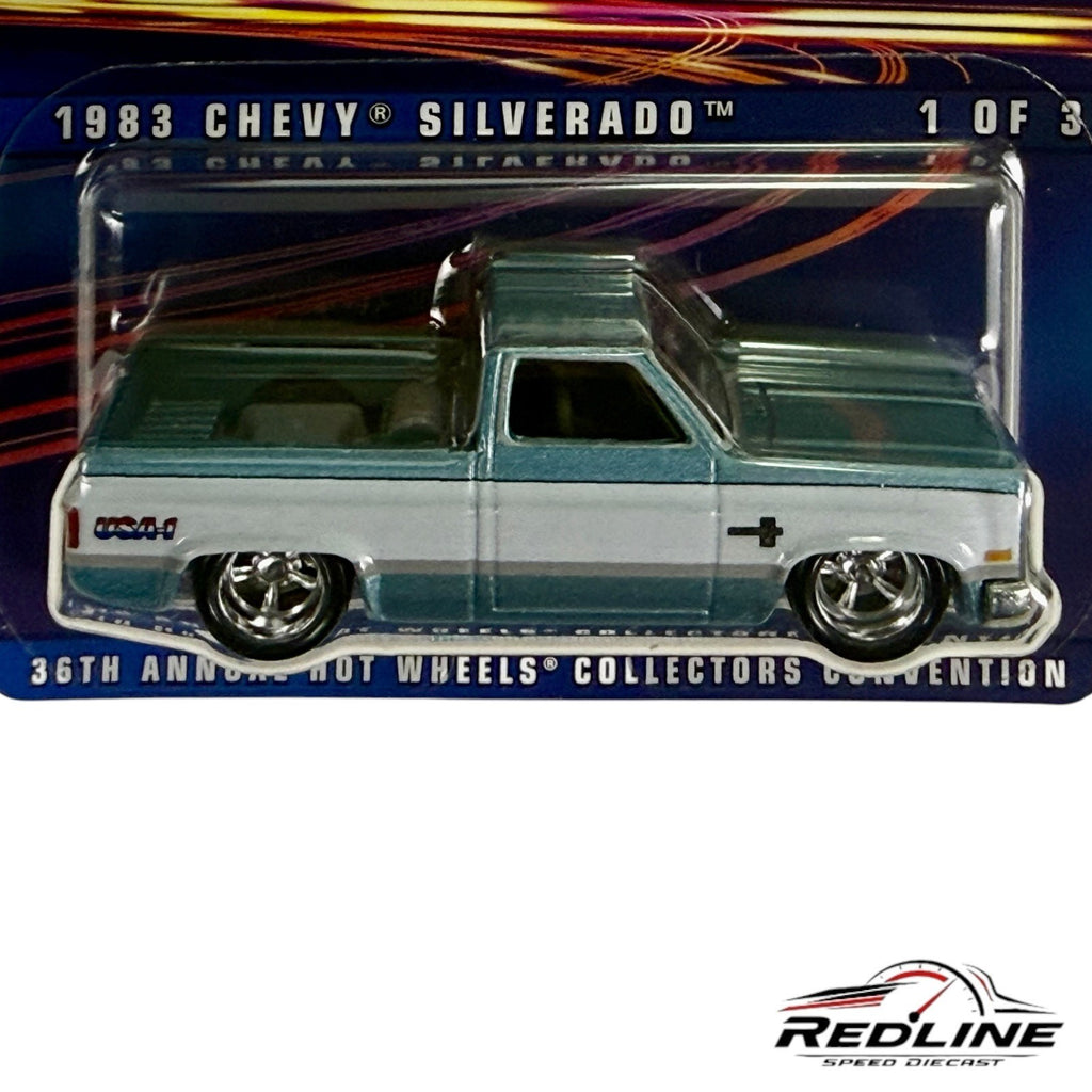 🔥Hot Wheels 36th Annual Collectors Convention 83 Chevy Silverado 994/6200 H33🔥