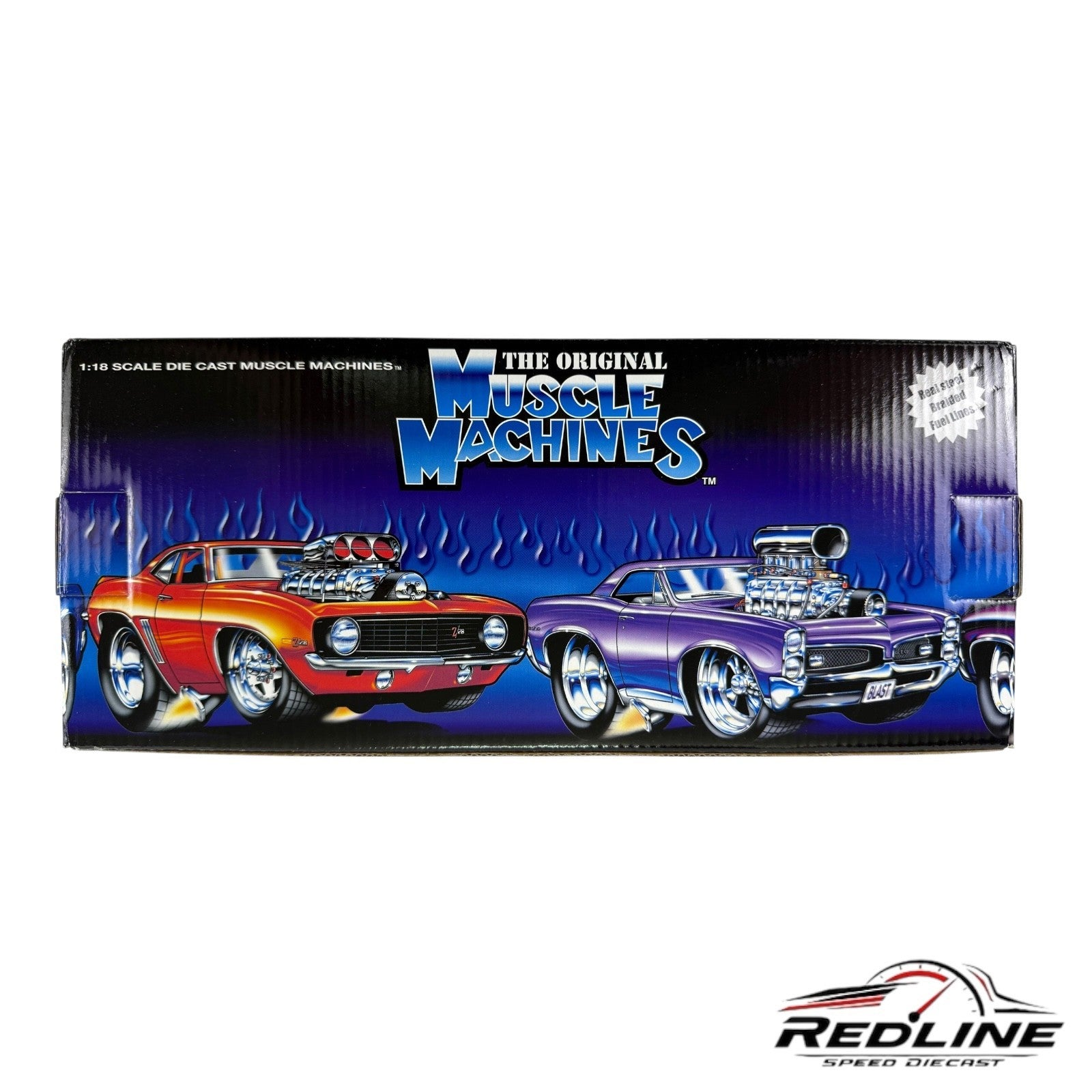 🇺🇸🇺🇸🇺🇸Funlinel Muscle Machines American Flag 1970 Cuda 1:18 T🇺🇸🇺🇸🇺🇸