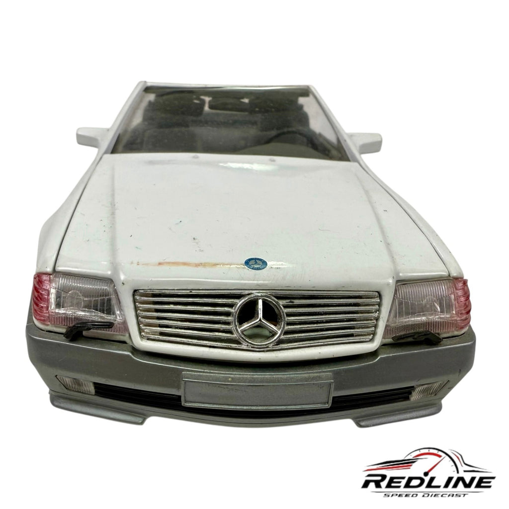 🇩🇪Road Tough Collection Die Cast Mercedes-Benz 500SL 1989 WHITE 1:18🇩🇪