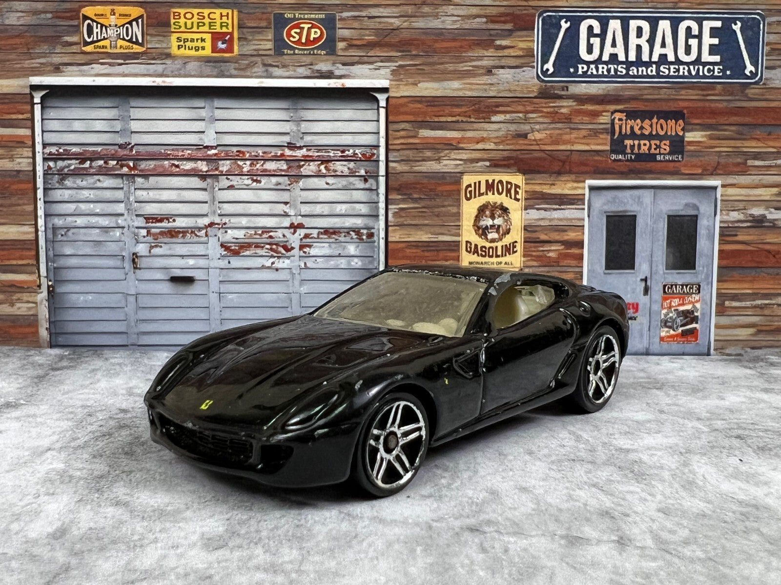🇮🇹🇮🇹🇮🇹Hot Wheels Ferrari 599 GTB black 2007 New Models C3🇮🇹🇮🇹🇮🇹