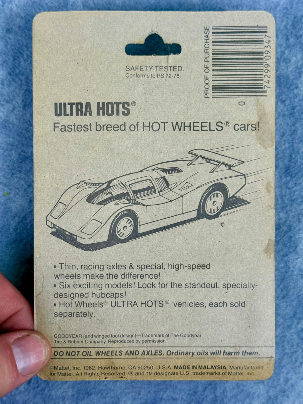 🔥🔥🔥1983 Hot Wheels Real Riders Lightning Gold #4372 H22🔥🔥🔥