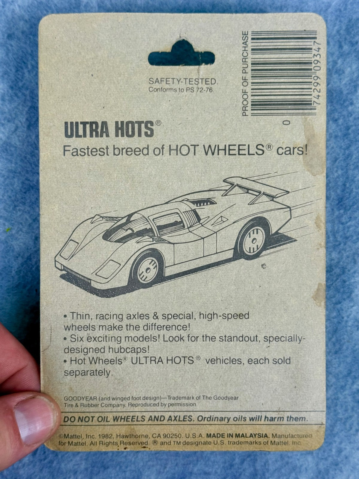 🔥🔥🔥1983 Hot Wheels Real Riders Lightning Gold #4372 H22🔥🔥🔥
