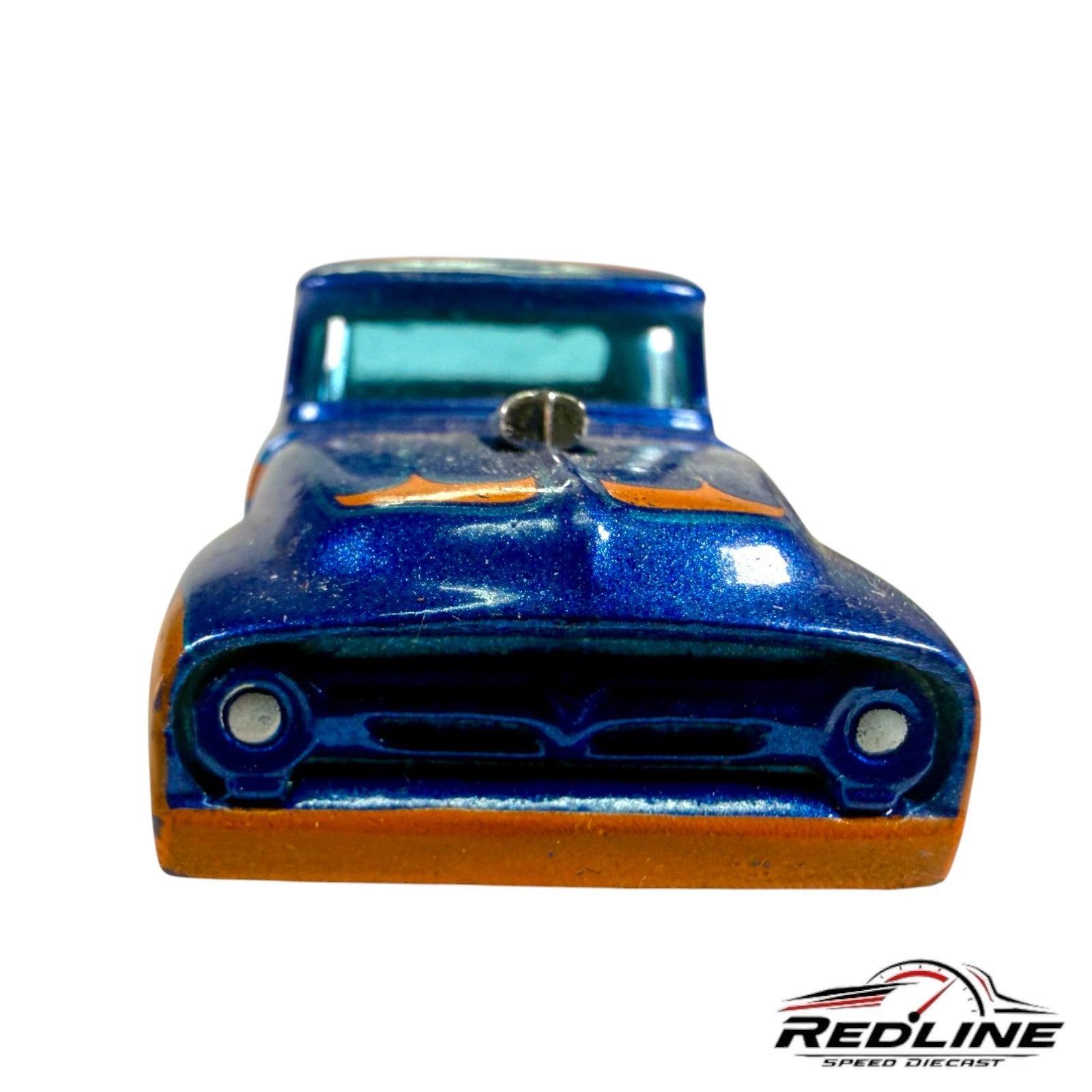 🇺🇸🇺🇸Hot Wheels CUSTOM '56 FORD TRUCK Wayne's Garage Blue H17 LOOSE🇺🇸🇺🇸