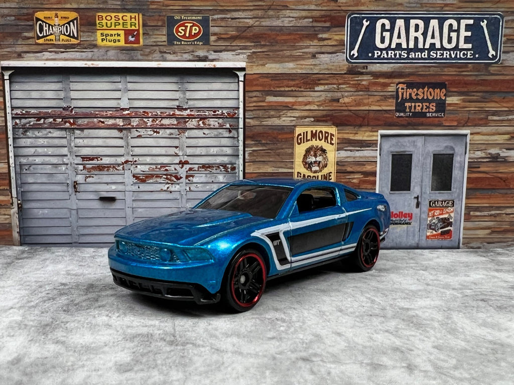🐎🐎🐎🐎Hot Wheels Muscle Mania 2101 Mustang GT Blue C11 🐎🐎🐎🐎