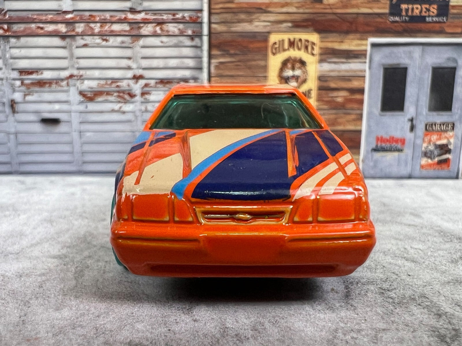 🐎🐎🐎Hot Wheels  HW Art Cars '92 FORD MUSTANG Orange C8🐎🐎🐎