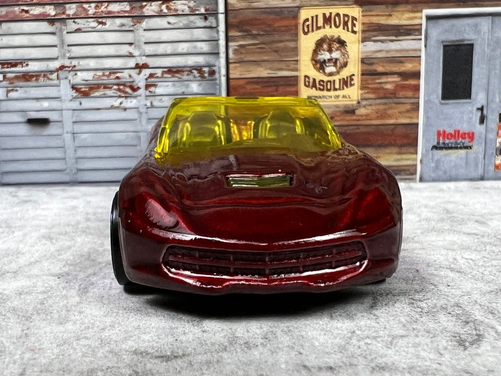 🔥🔥🔥Hot Wheels Halloween Day Of The Dead  '14 Corvette Stingray C17🔥🔥🔥
