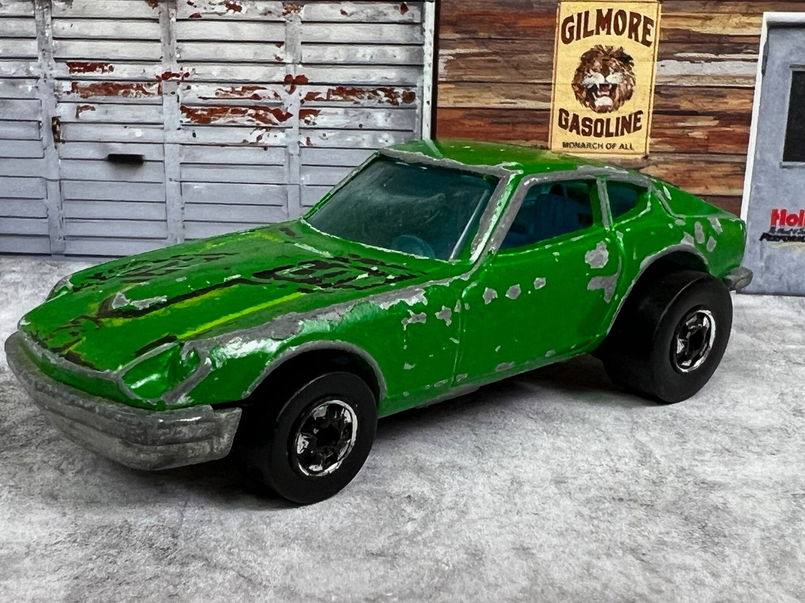 🔥🔥🔥1976 Hot Wheels Flying Colors Datsun Z Whiz Green Hong Kong C3🔥🔥🔥