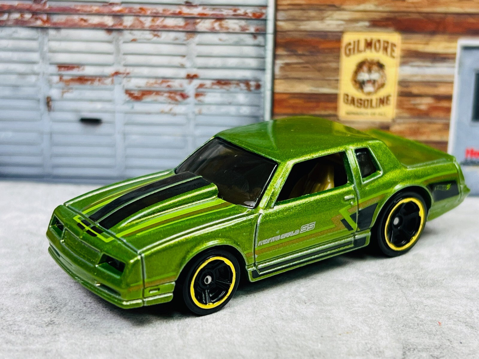 🇺🇸🇺🇸HOT WHEELS '86 Monte Carlo SS GREEN HW Muscle Mania Chevy C18🇺🇸🇺🇸