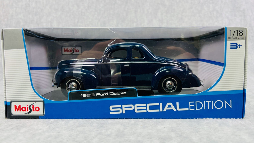 🇺🇸🇺🇸Maisto Special Edition 1939 Ford Deluxe Coupe Blue Diecast 1:18🇺🇸🇺🇸