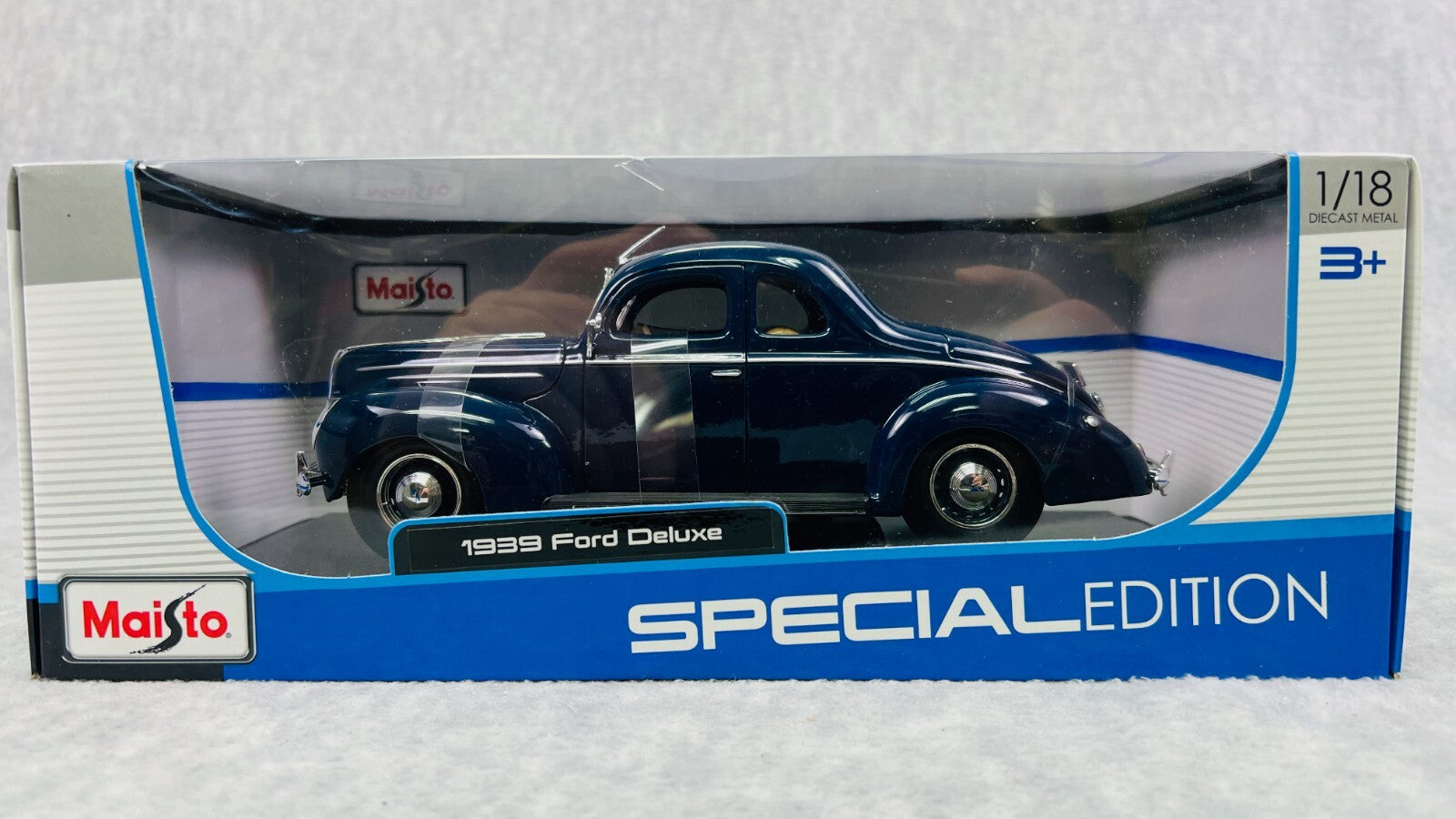 🇺🇸🇺🇸Maisto Special Edition 1939 Ford Deluxe Coupe Blue Diecast 1:18🇺🇸🇺🇸