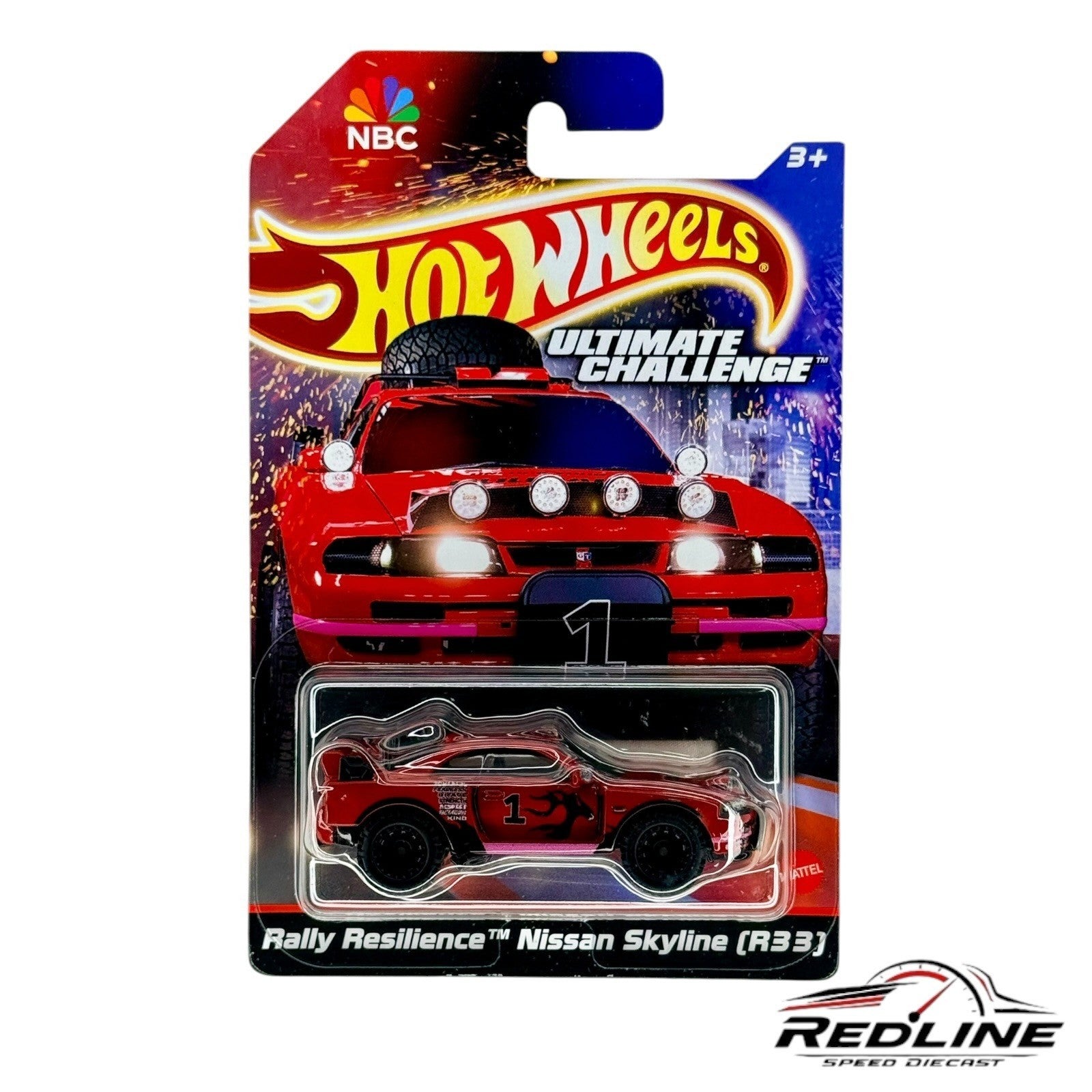 🎌Hot Wheels NBC Ultimate Challenge Rally Resilience Nissan Skyline R33 H14🎌