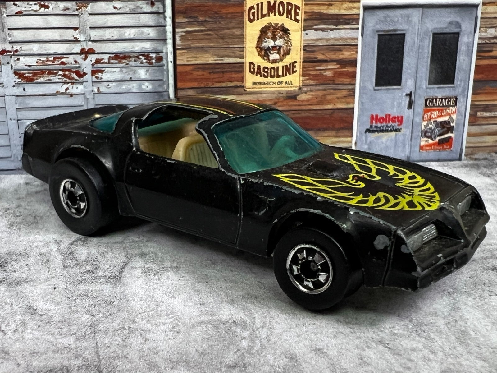 🔥🔥🔥Hot Wheels HOT BIRD Trans Am  Blue glass HONG KONG C1🔥🔥🔥