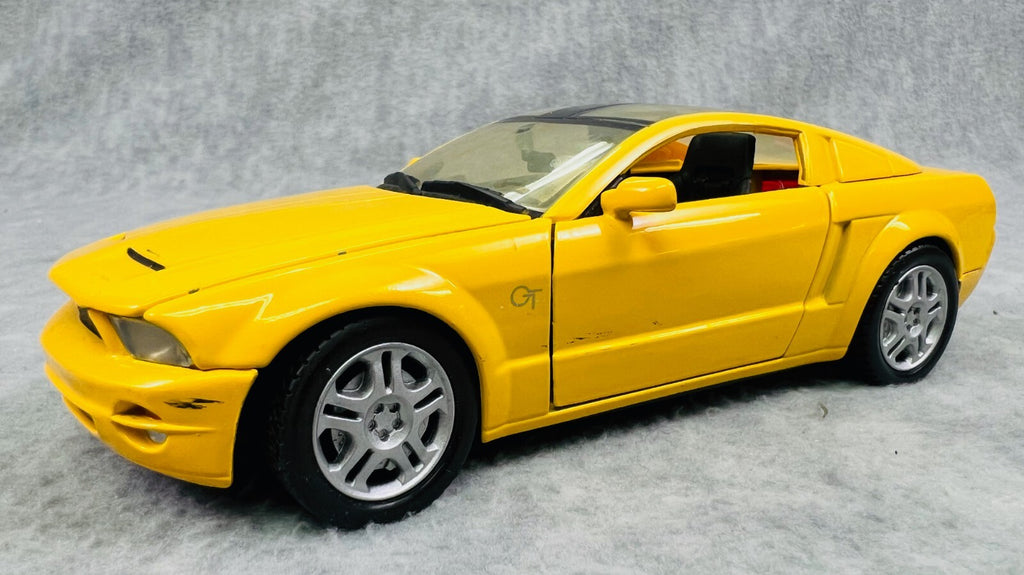 🇺🇸🇺🇸MOTOR MAX FORD MUSTANG GT YELLOW 1:24 SCALE🇺🇸🇺🇸