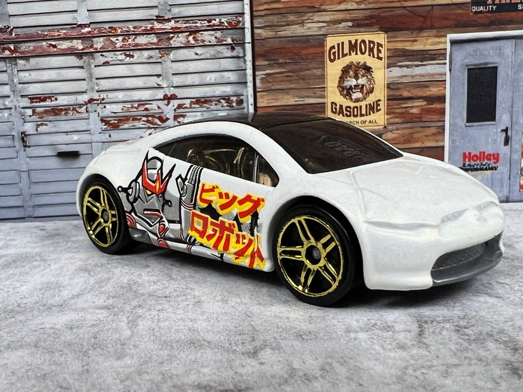 🎌🎌HOT WHEELS  White Mitsubishi Eclipse Concept Car C1🎌🎌