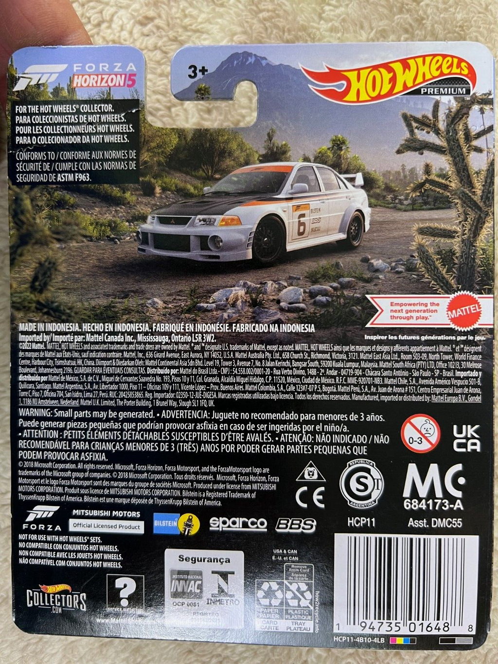 🎌🎌Hot Wheels Premium Forza Horizon 5 Mitsubishi Lancer Evolution VI HW17🎌🎌