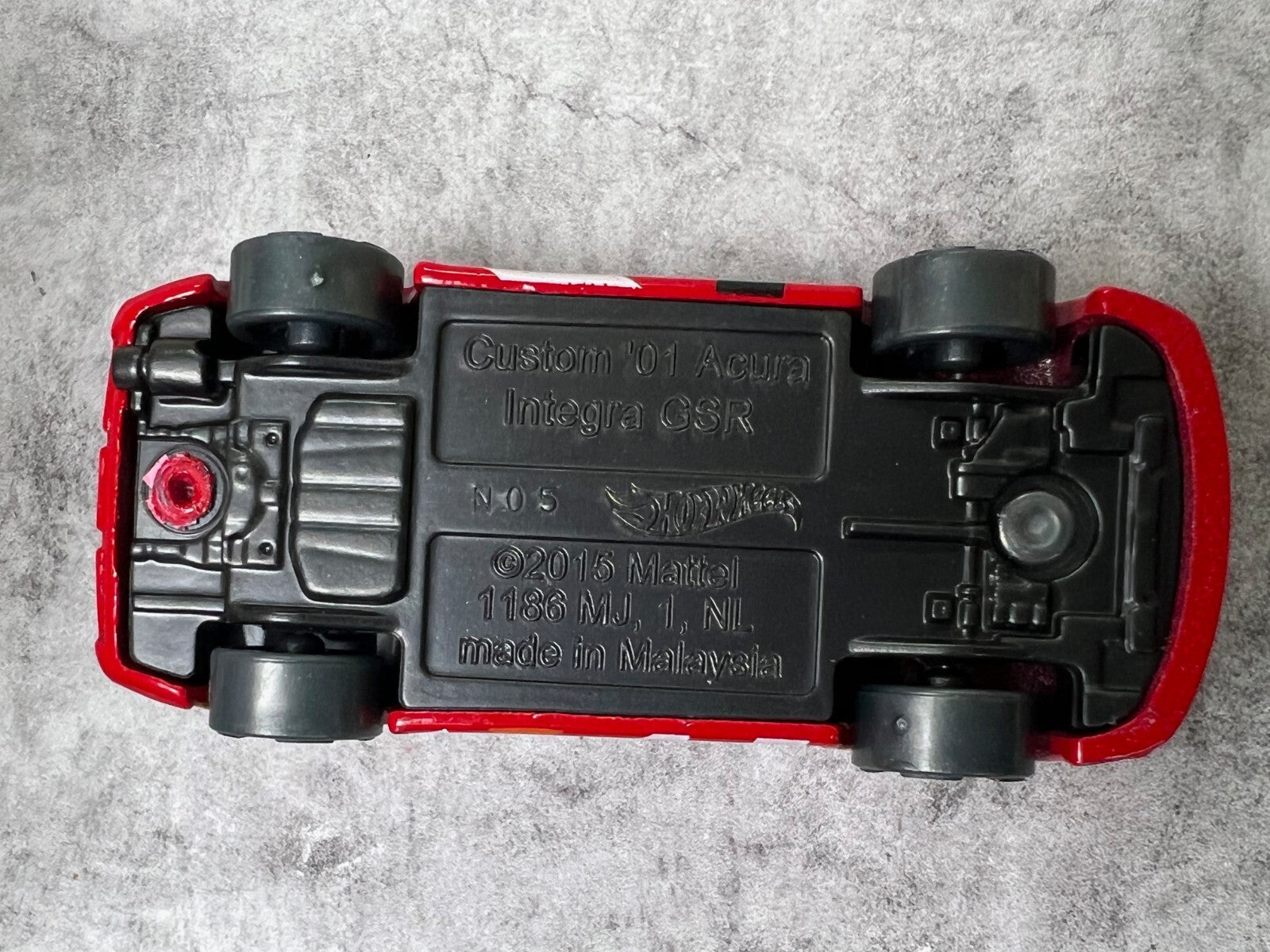 🔥🔥🔥Hot Wheels Custom '01 Acura Integra GSR Red Speed Blur C13🔥🔥🔥