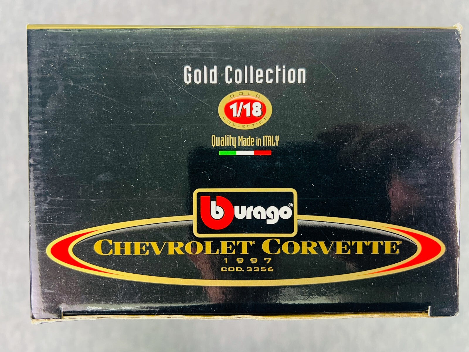 🇺🇸🇺🇸Burago 1997 Chevrolet Corvette YELLOW Die Cast Car 1:18🇺🇸🇺🇸
