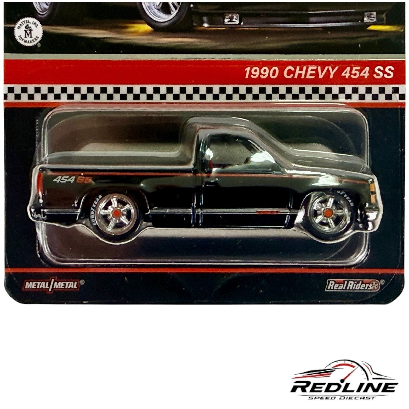 🇺🇸🇺🇸Hot Wheels Redline Club 1990 Chevy 454 SS Black H33🇺🇸🇺🇸