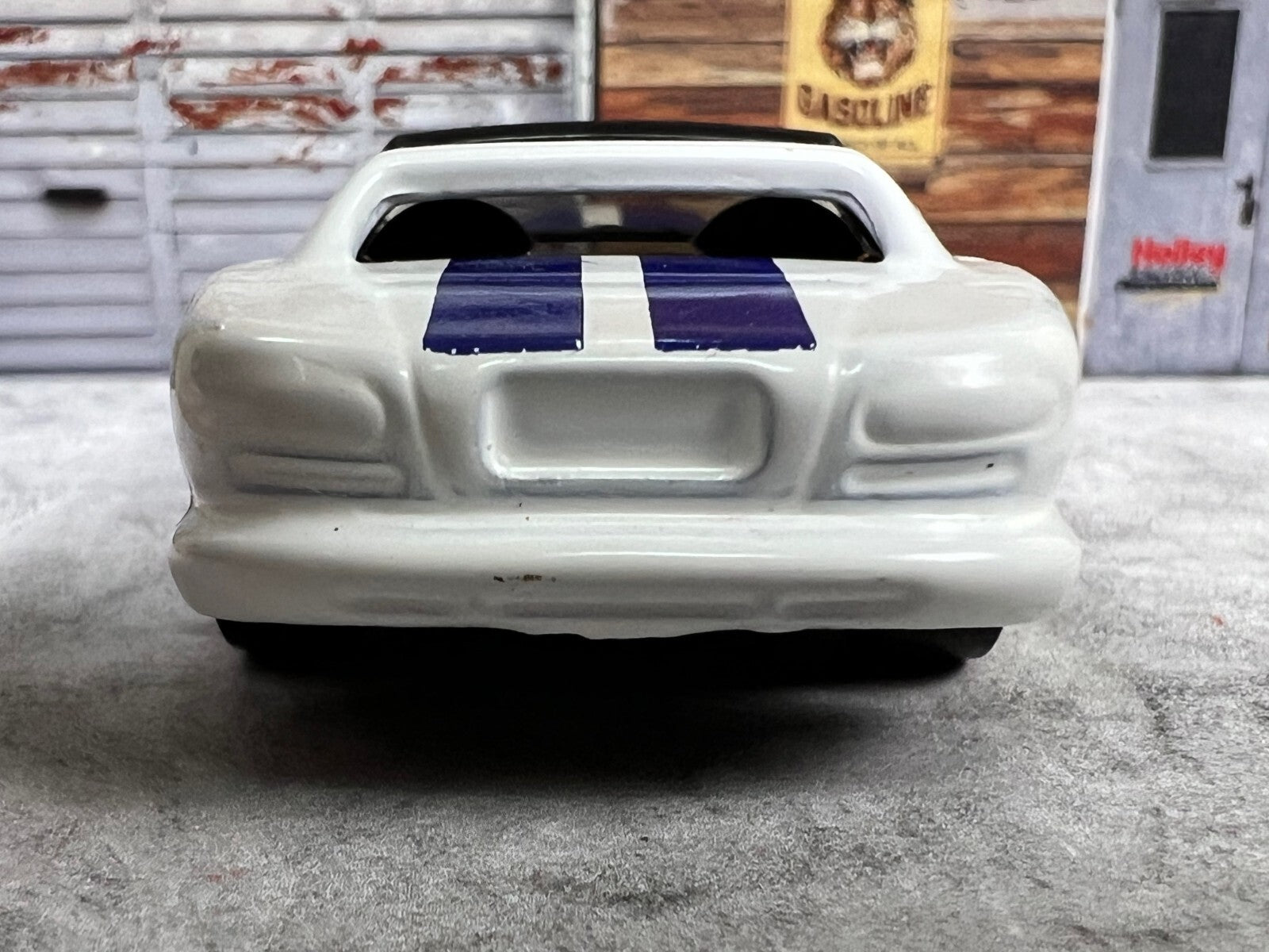 🔥🔥🔥Hot Wheels White Blue Stripes '92 Dodge Viper RT/10 c15🔥🔥🔥
