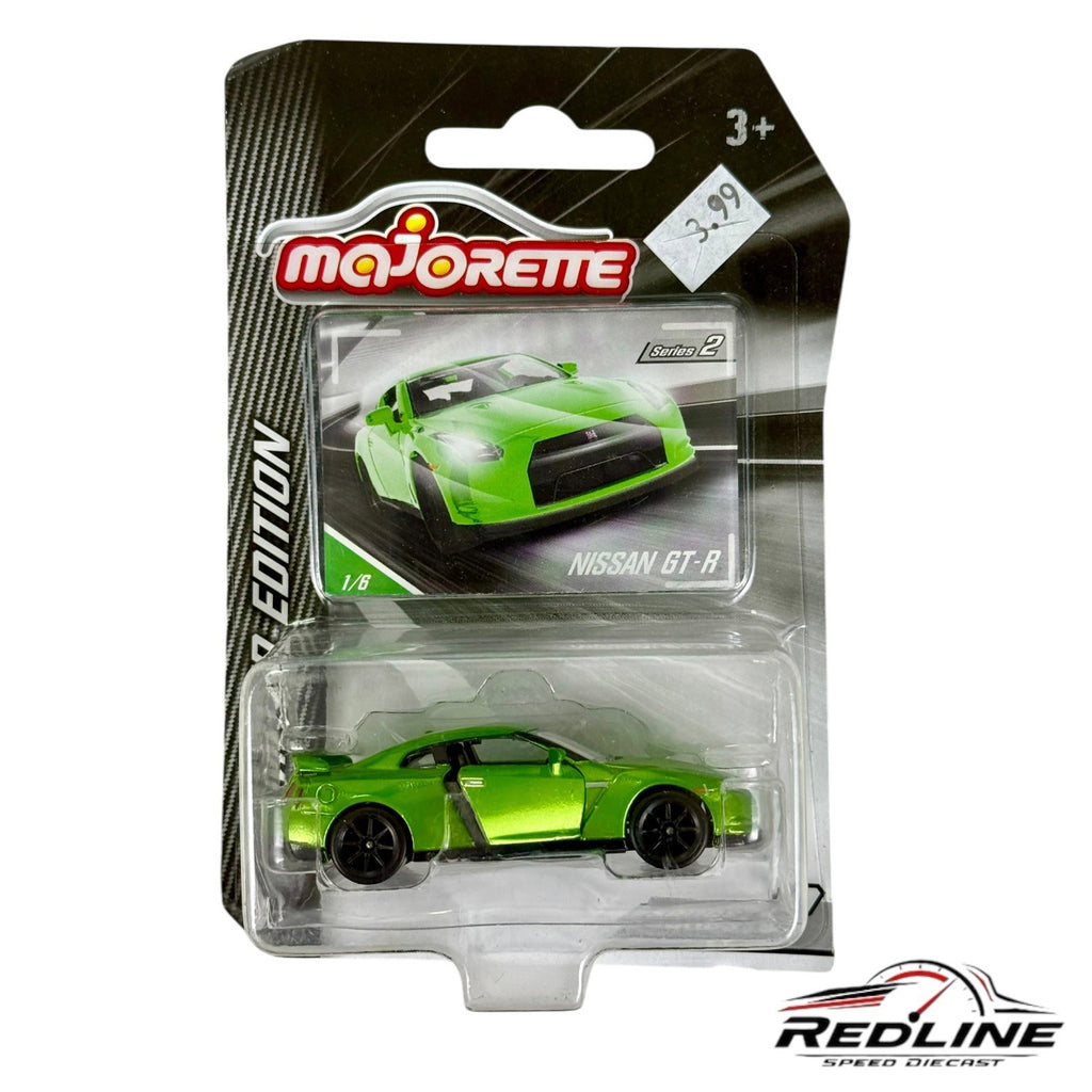 🎌Majorette Nissan GT-R R 35 Limited Edition Series 2 CHROME GREEN H9🎌