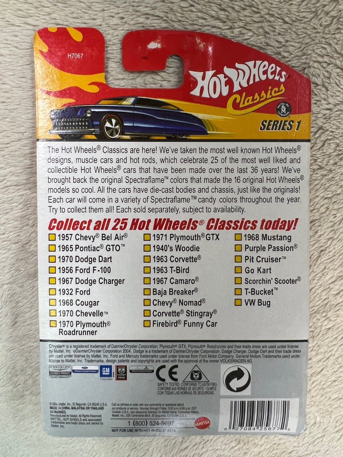 🔥🔥🔥🔥Hot Wheels Classics Series 1 1965 Pontiac GTO 1/64 Scale HW13🔥🔥🔥🔥