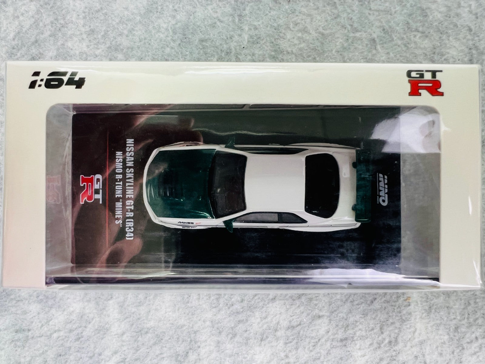 🎌🎌Inno 64 Nissan Skyline Gt-R R34 Nismo R-Tune 34 Mine'S With Green Carbon🎌🎌