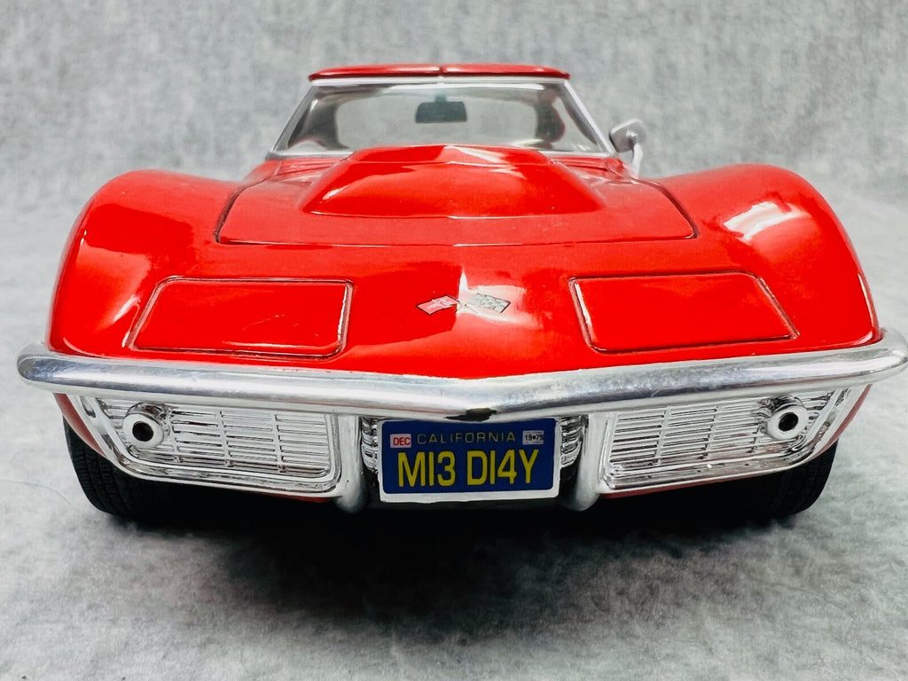 🦅🦅🦅Hot Wheels Red 1969 Chevy Corvette ZL1 427 Stingray 1:18 Scale🦅🦅🦅