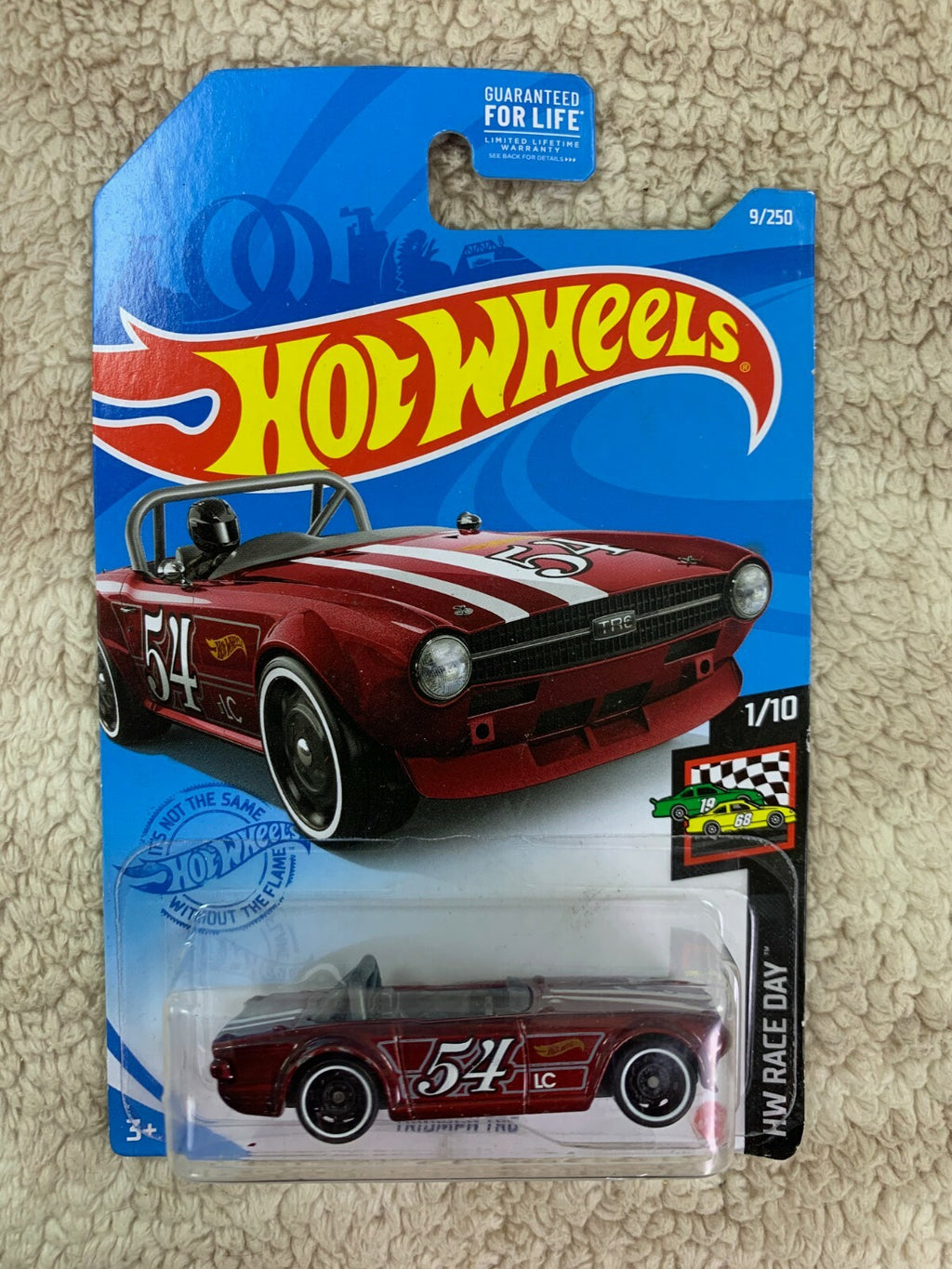****2021 Hot Wheels Target Red Edition Exclusive~TRIUMPH TR6~#9/250 HTF HW05****