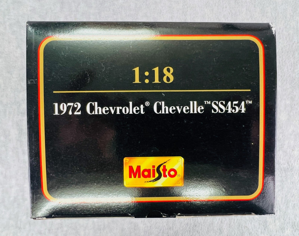 🇺🇸🇺🇸Maisto 1972 Chevrolet Chevelle SS454 Convertible Red 1/18🇺🇸🇺🇸