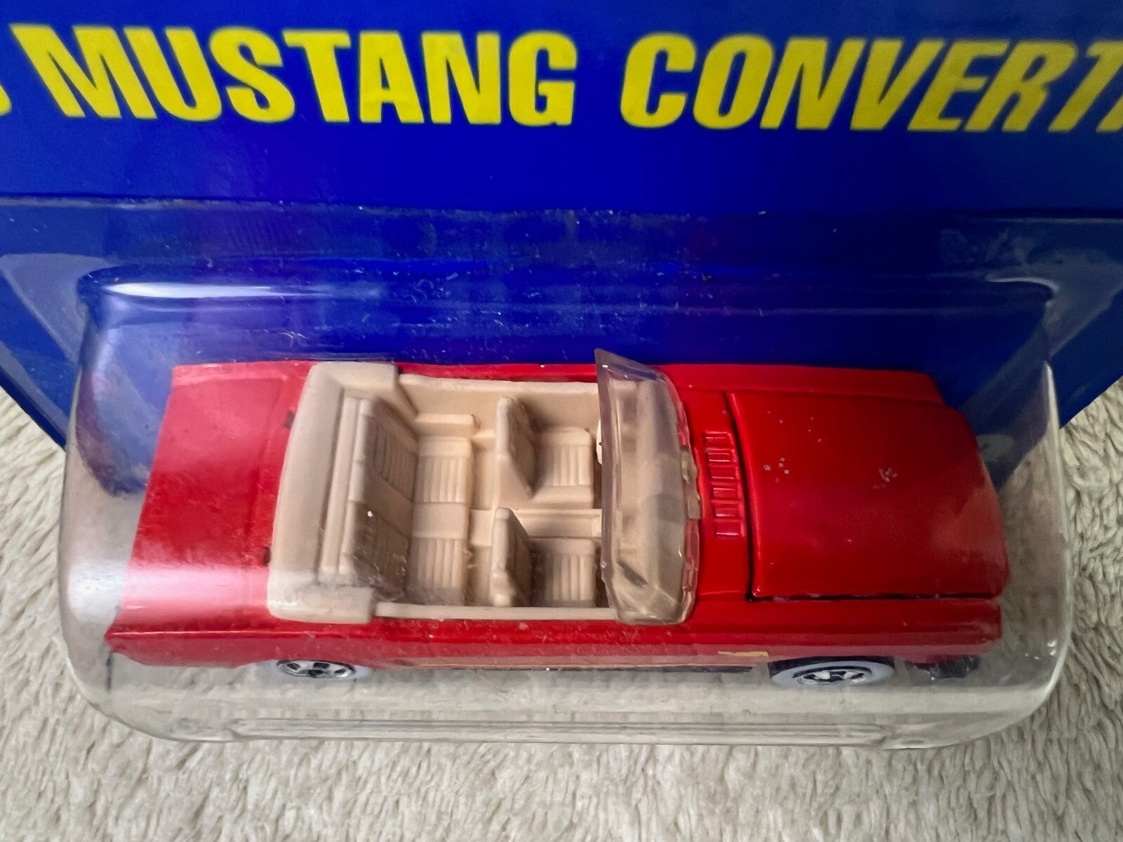 🇺🇸🇺🇸Mattel Hot Wheels '65 Mustang Convertible #162 Blue Card HW13🇺🇸🇺🇸