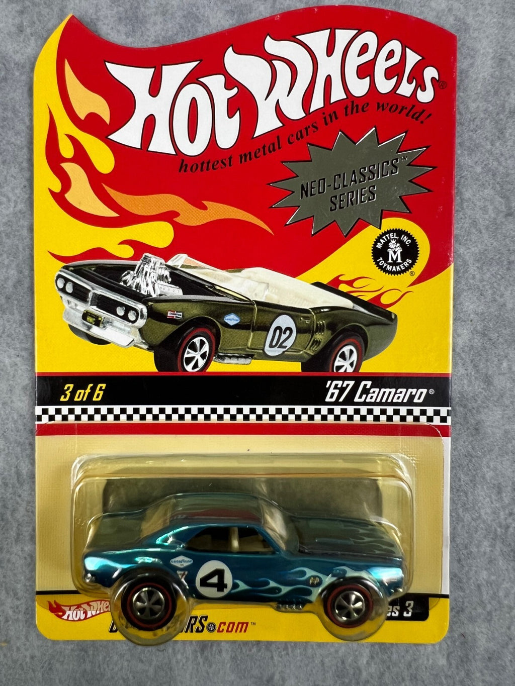 🇺🇸🇺🇸Hot Wheels RLC '67 Camaro Ice Blue Neo-Classics Series 3 H31🇺🇸🇺🇸