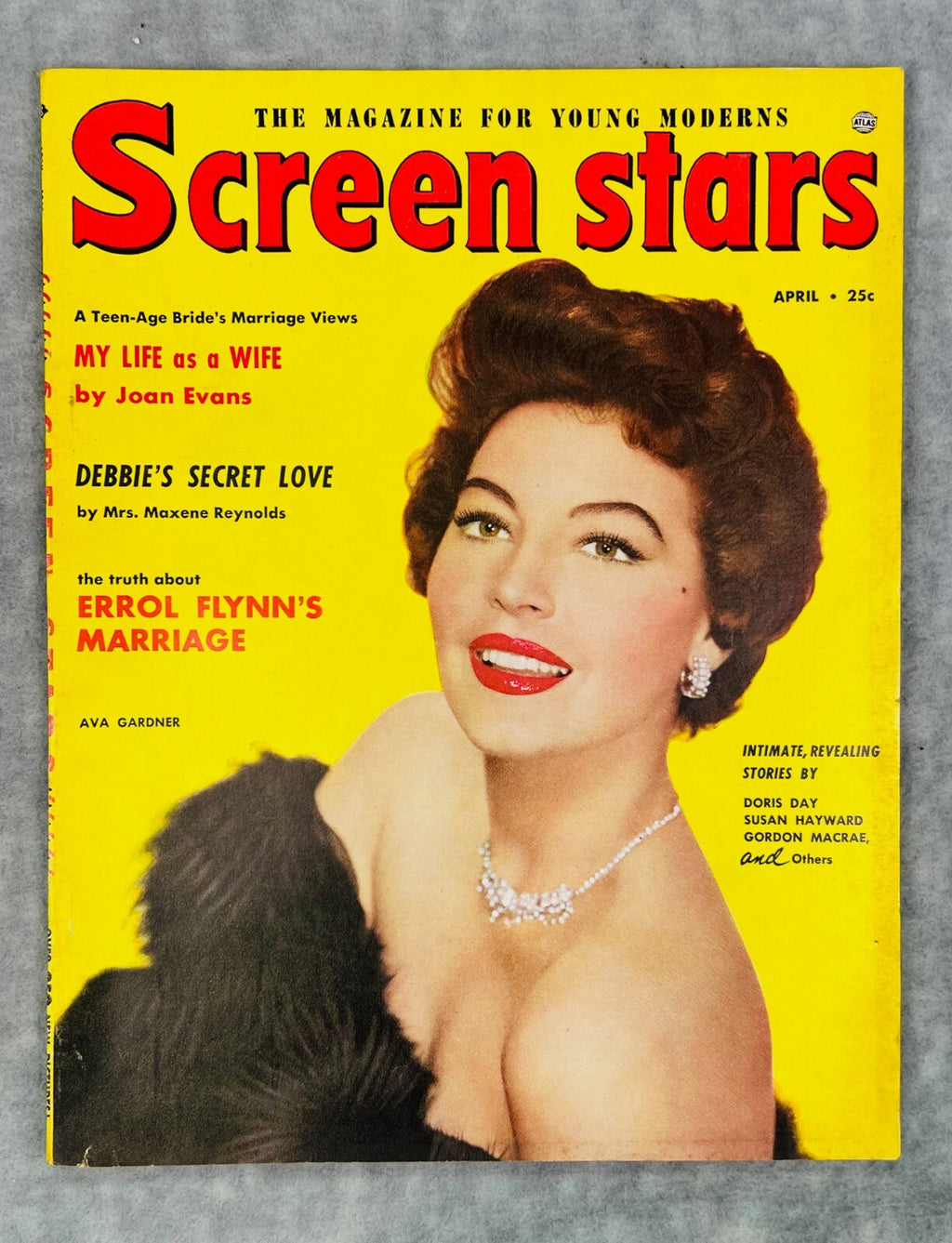 🍿🍿🍿HOT SEXY SULTRY AVA GARDNER SCREEN STARS 1953 MOVIE MAGAZINE🍿🍿🍿