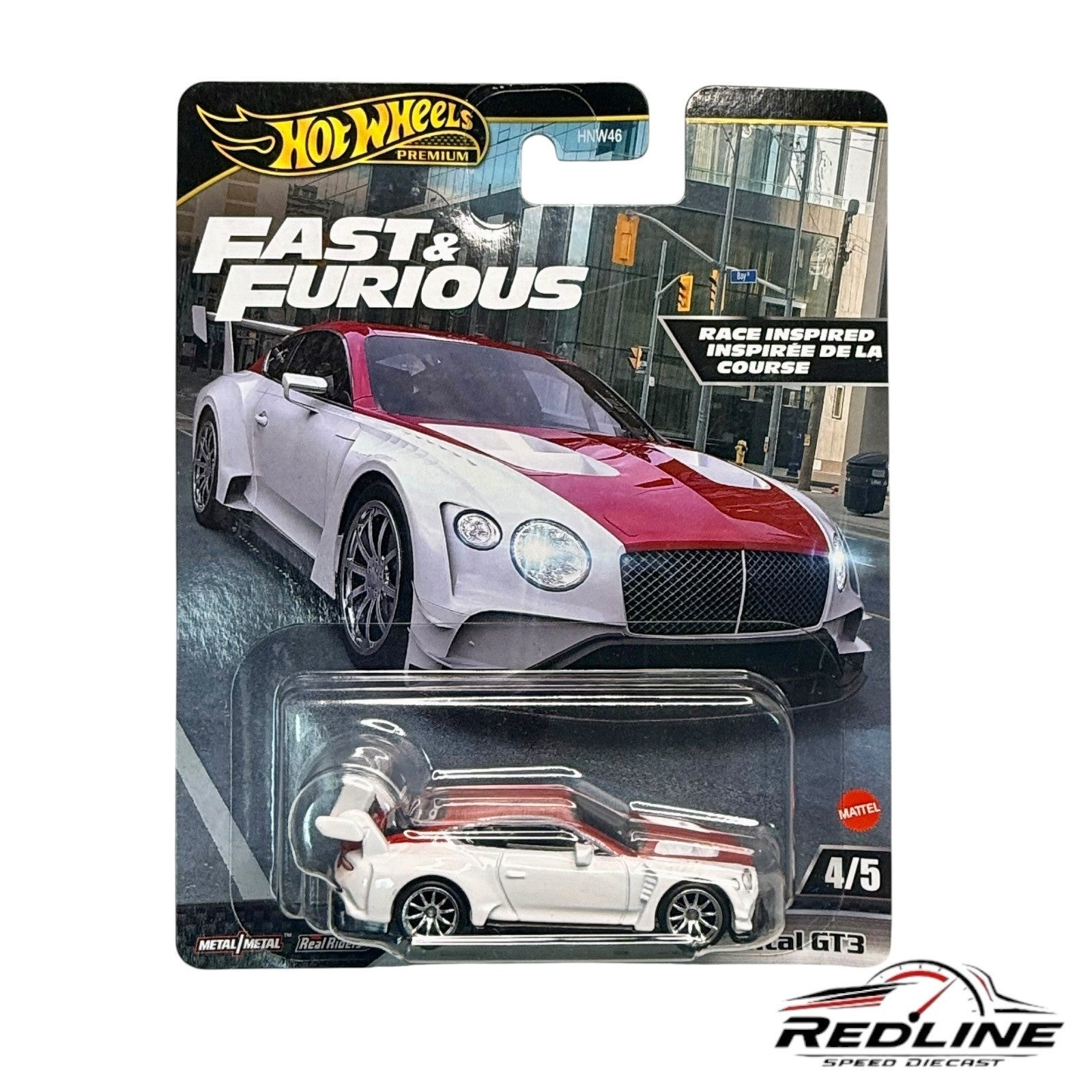 🇮🇹Hot Wheels Premium Fast & Furious 2018 Bentley Continental GT3 H17🇮🇹