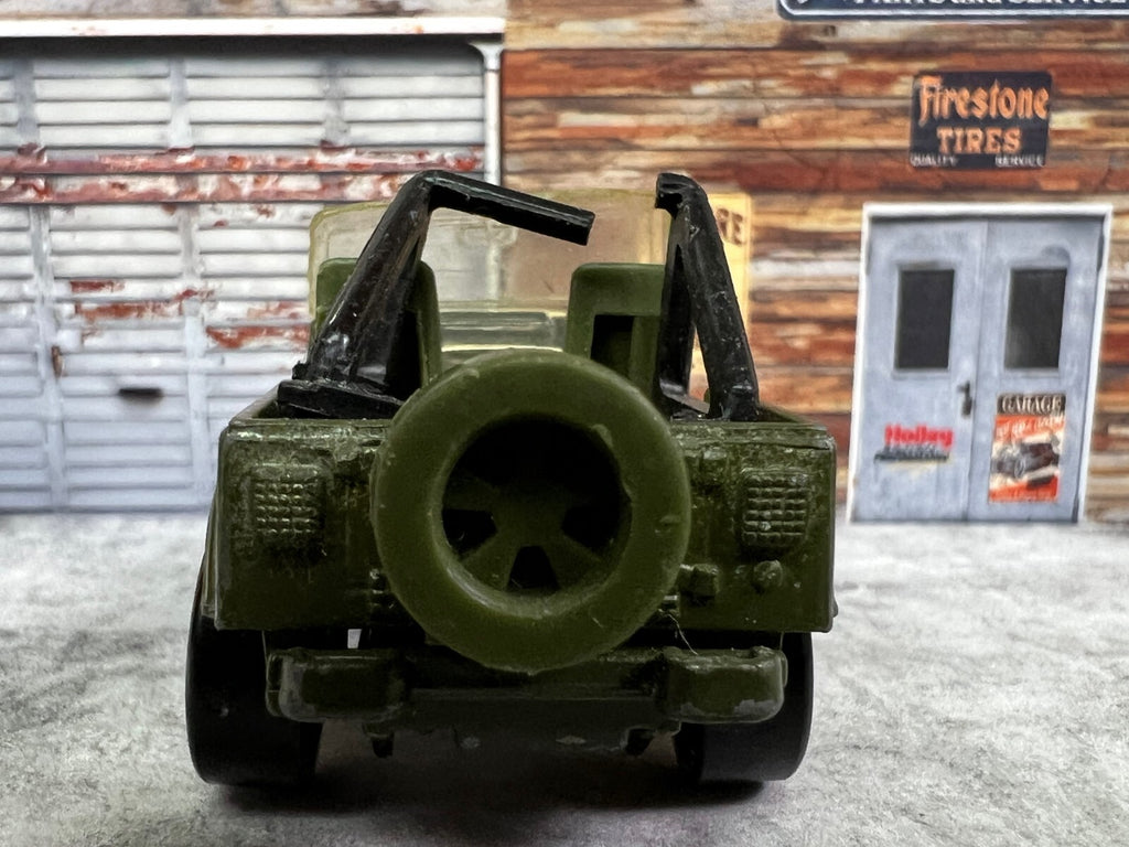 🪖🪖🪖Vintage 1980s  Hot Wheels Mattel 1981 Jeep Camo Military C3🪖🪖🪖