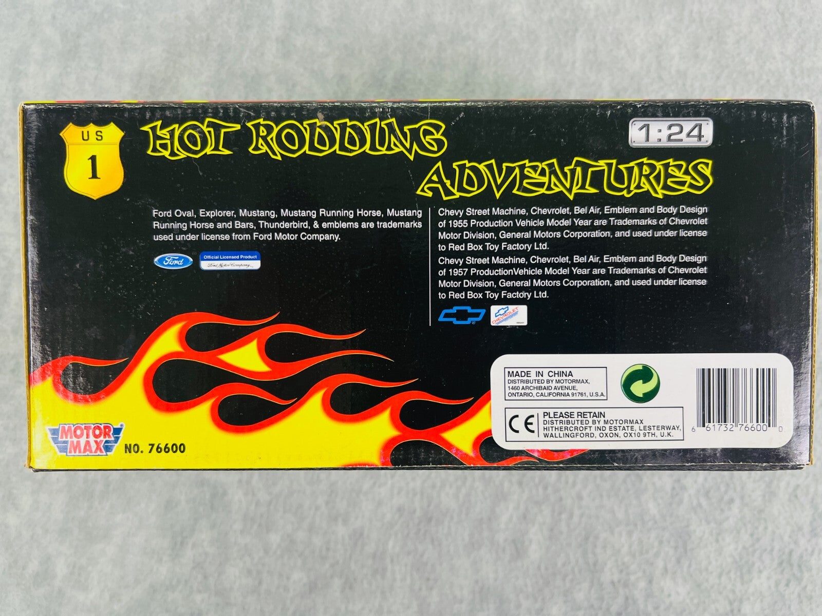 🇺🇸Motor Max Hot Rodding Adventures 57 Chevy 1:24 Scale 1 Of 8,000🇺🇸