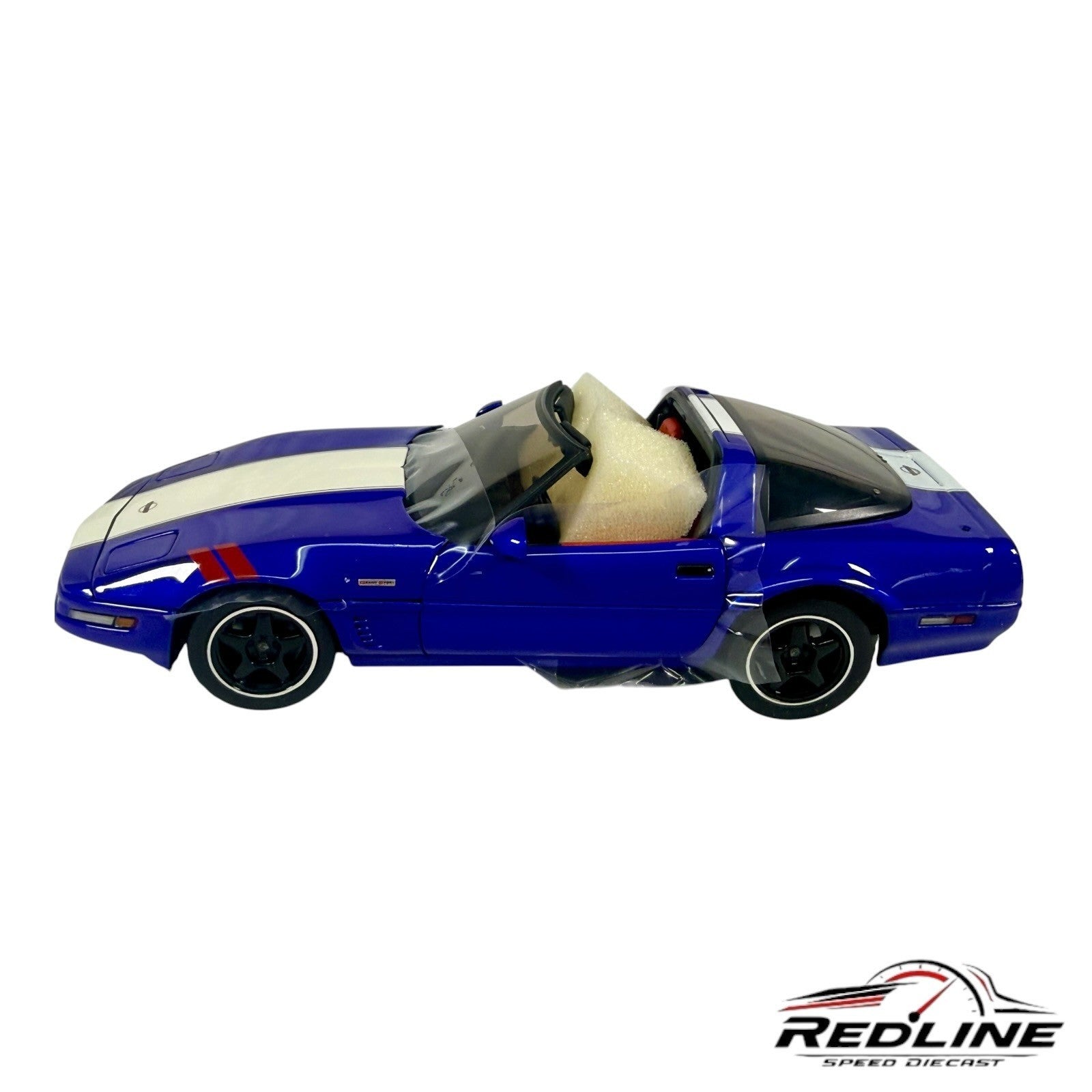 🦅🦅Danbury Mint 1996 Corvette Grand Sport Coupe Admiral Blue 1:24 C2🦅🦅
