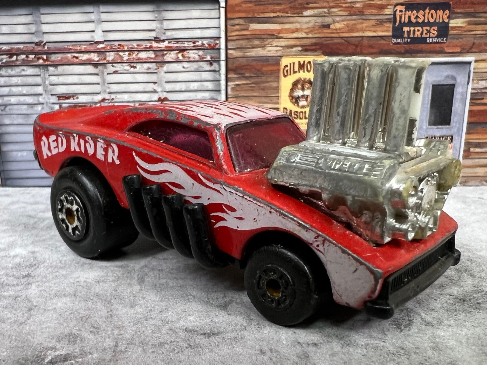 🇺🇸🇺🇸🇺🇸Vintage Matchbox 1972 Red Rider Superfast Hot Rod C16🇺🇸🇺🇸🇺🇸