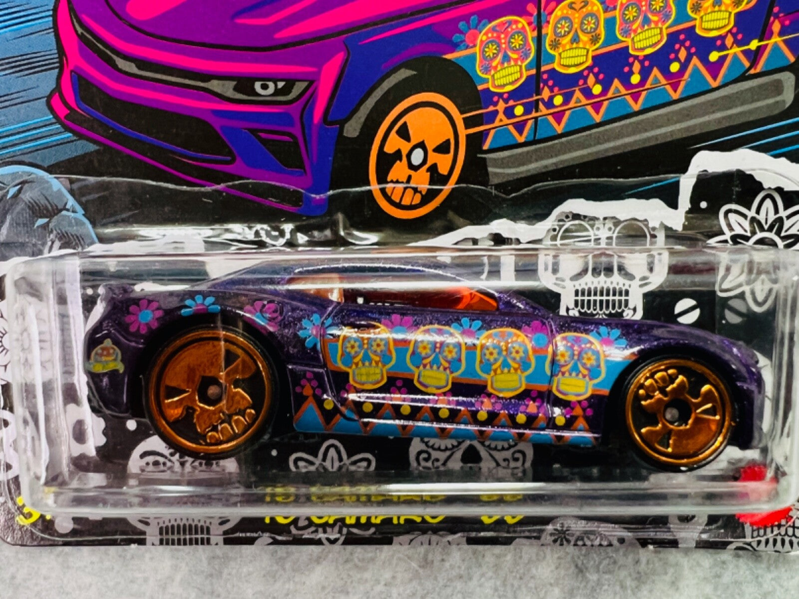 🇲🇽🇲🇽Hot Wheels '16 Camaro SS 2020 Day of the Dead Halloween H27🇲🇽🇲🇽